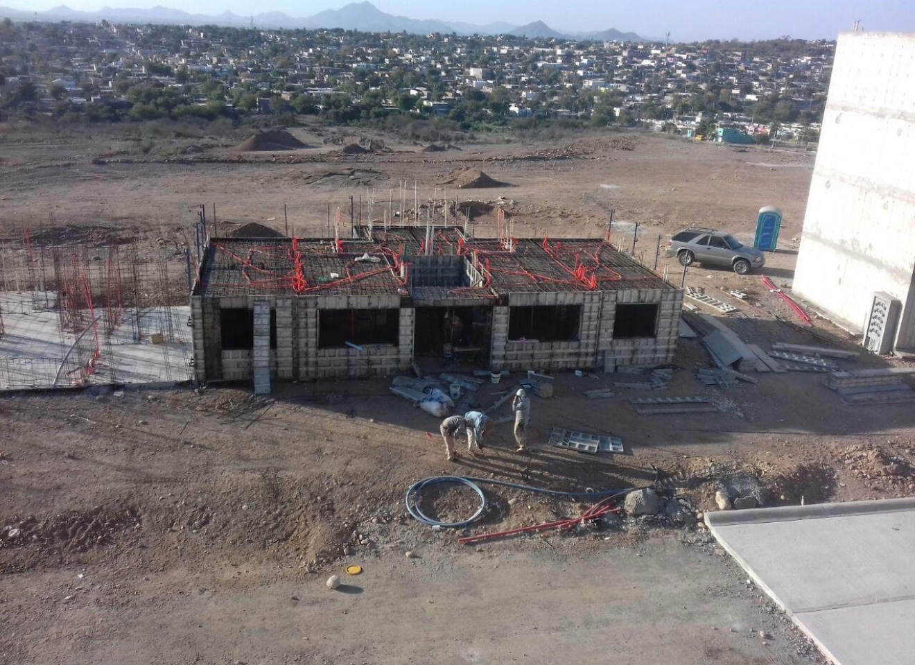 Edificios con moldes de aluminio · registro de obra